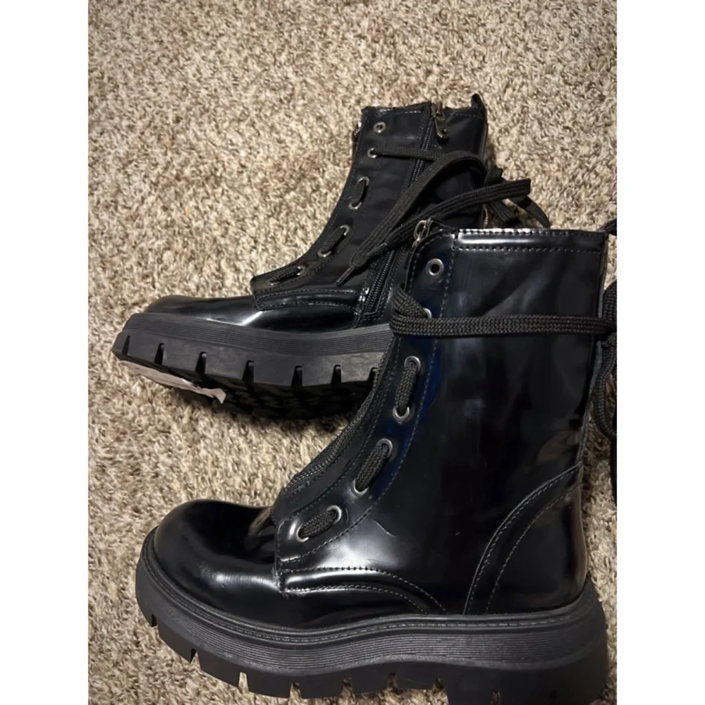 Carvela Leather Combat Boots - Picture 5 of 6